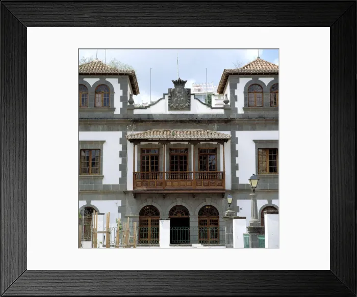 Framed Print : Facade of the City Hall of Teror in Gran Canaria Framed Print : Facade of the City Hall of Teror in Gran Canaria
