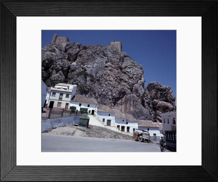 Framed Print : Castle on rocks in Zahara de la Sierra (Cadiz) Framed Print : Castle on rocks in Zahara de la Sierra (Cadiz)