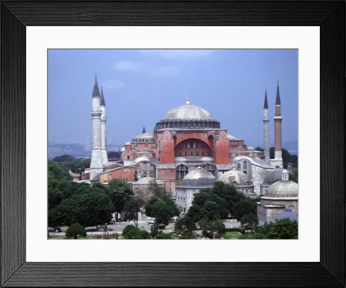 Framed Print : Exterior view of the Hagia Sophia Mosque in Istanbul Framed Print : Exterior view of the Hagia Sophia Mosque in Istanbul
