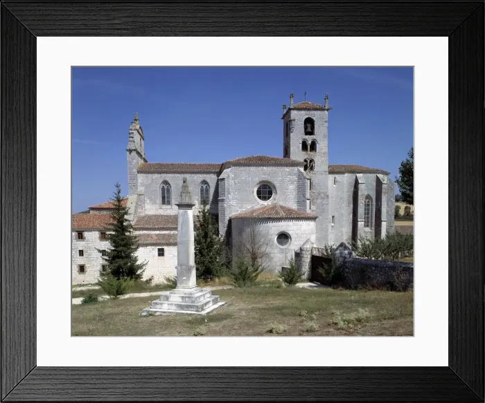 Framed Print : Exterior of the church of the monastery of San Pedro de Cardena (Burgos) Framed Print : Exterior of the church of the monastery of San Pedro de Cardena (Burgos)
