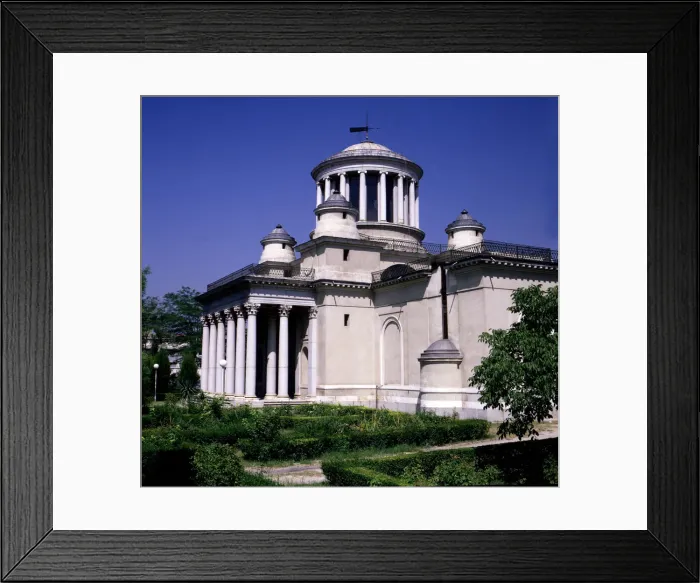 Framed Print : Facade of the astronomical observatory (1790), by Juan de Villanueva Framed Print : Facade of the astronomical observatory (1790), by Juan de Villanueva