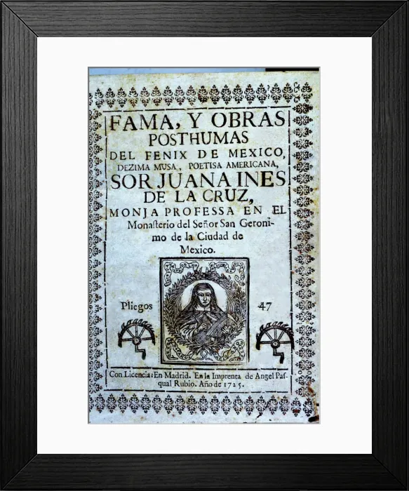 Framed Print : Cover of the work Fama y obras postumas (Fame and posthumous works) by Sor Framed Print : Cover of the work Fama y obras postumas (Fame and posthumous works) by Sor