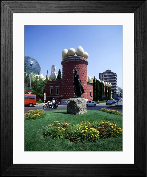 Framed Print : Partial view of the facade of the Dali Theater Museum Framed Print : Partial view of the facade of the Dali Theater Museum