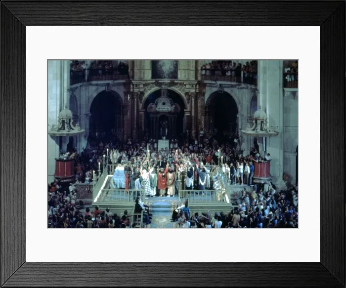 Framed Print : Mistery of Elche, drama represented from the Middle Ages in the Basilica of Saint Mary in Elche Framed Print : Mistery of Elche, drama represented from the Middle Ages in the Basilica of Saint Mary in Elche