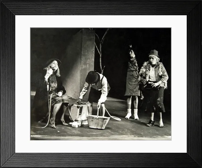 Framed Print : Waiting for Godot by Samuel Becket, representation of 1967 Framed Print : Waiting for Godot by Samuel Becket, representation of 1967