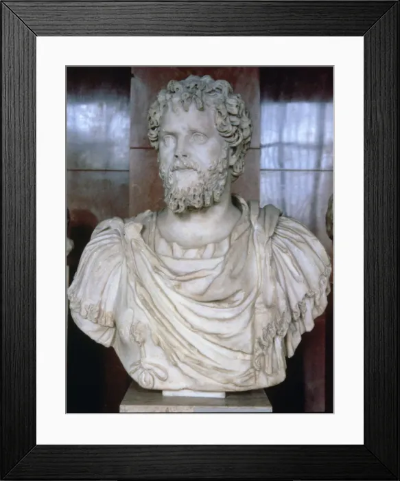 Framed Print : Septimius Severus (Lucius Septimius Severus Aurelius Antoninus) (145-211), Roman Emperor (193-211) Framed Print : Septimius Severus (Lucius Septimius Severus Aurelius Antoninus) (145-211), Roman Emperor (193-211)