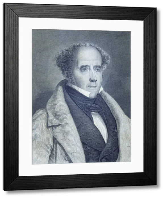 Framed Print : Francois Rene Viscount of Chateaubriand (1768 -1848), French writer, engraving, 1845 Framed Print : Francois Rene Viscount of Chateaubriand (1768 -1848), French writer, engraving, 1845