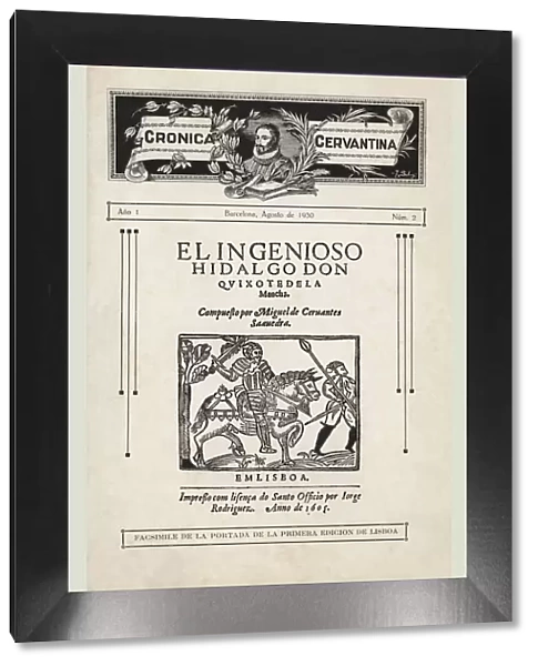 Cover of number 2 corresponding to August 1930 of the literary and bibliographical