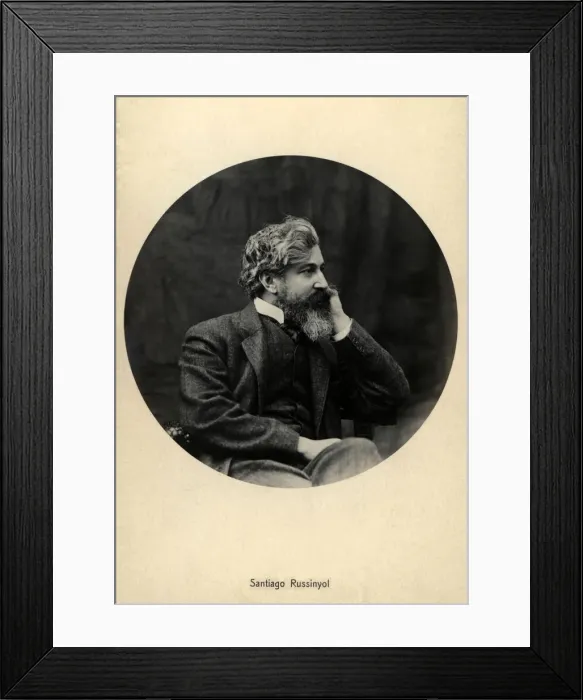 Framed Print : Santiago Rusinol i Prats (1861-1931), Catalan playwrighter, novelist, painter and collector Framed Print : Santiago Rusinol i Prats (1861-1931), Catalan playwrighter, novelist, painter and collector