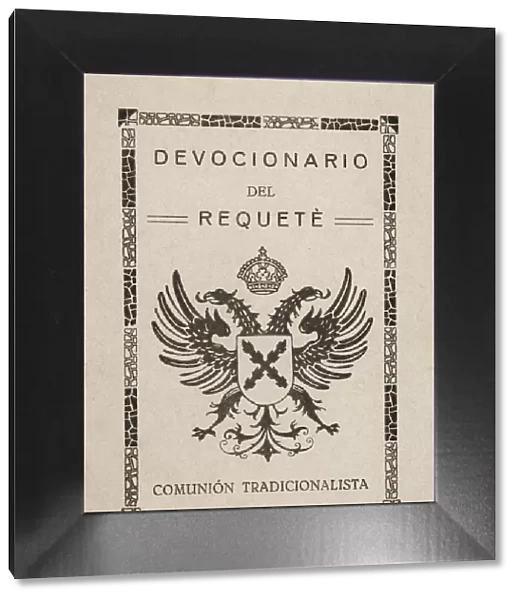 Cover of the Prayer of the Requete approved by the Ecclesiastical Authority in Burgos