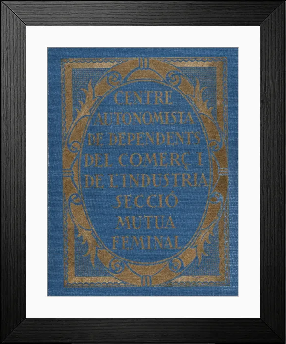 Framed Print : Document case of the Autonomous Centre of Commerce and Industry Shop Assistants Framed Print : Document case of the Autonomous Centre of Commerce and Industry Shop Assistants