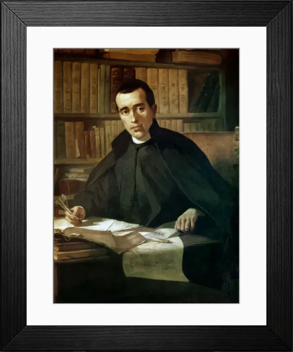 Framed Print : Jaume Balmes (1810-1848), Catalan writer, philosopher and ecclesiastical Framed Print : Jaume Balmes (1810-1848), Catalan writer, philosopher and ecclesiastical