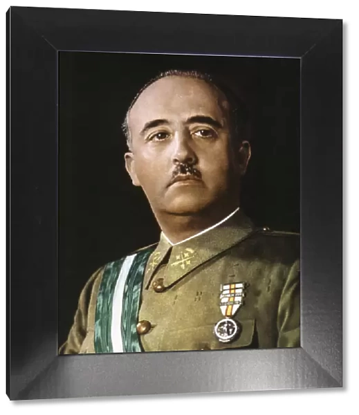 Francisco Franco (1892-1975), Spanish military and political, 1936 photo