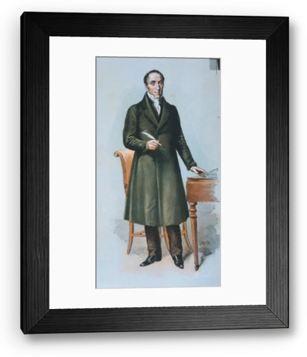 Framed Print : Alvaro Florez Estrada (1766-1853), Spanish economist and politician, drawing 1895 Framed Print : Alvaro Florez Estrada (1766-1853), Spanish economist and politician, drawing 1895