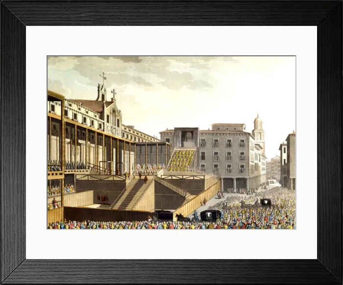 Framed Print : Auto da fe in Valladolid, religious court created at the request of the Catholic Framed Print : Auto da fe in Valladolid, religious court created at the request of the Catholic