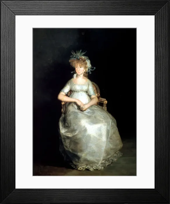 Framed Print : The Countess of Chinchon, oil by Francisco de Goya Framed Print : The Countess of Chinchon, oil by Francisco de Goya