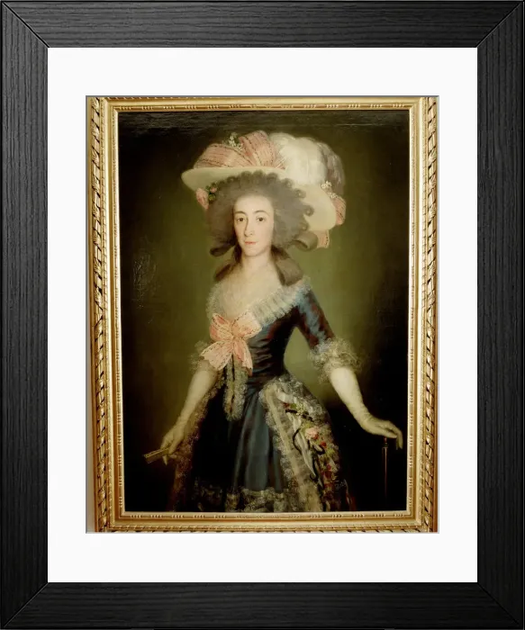 Framed Print : The Duchess of Osuna, oil by Francisco de Goya Framed Print : The Duchess of Osuna, oil by Francisco de Goya