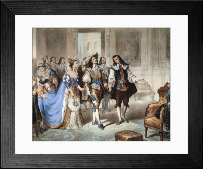 Framed Print : Visit to El Escorial by painter Murillo by Bartolome Murillo (1617-1682) Framed Print : Visit to El Escorial by painter Murillo by Bartolome Murillo (1617-1682)
