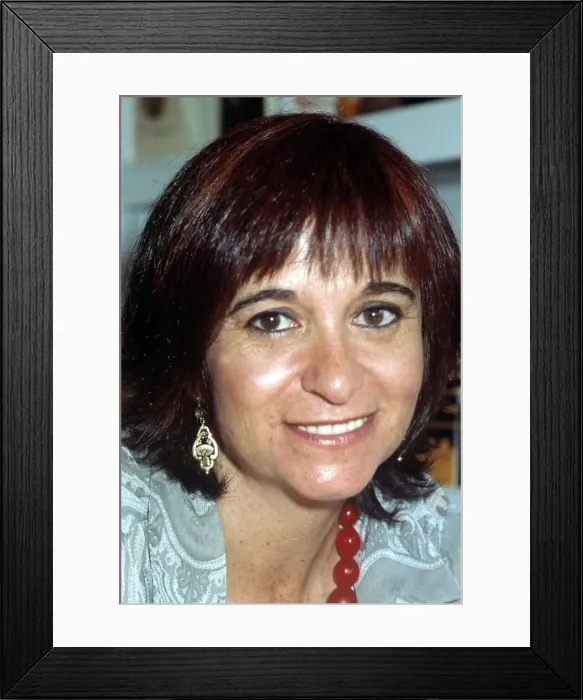 Framed Print : Rosa Montero (1951-), Spanish writer and journalist, photo from 1987 Framed Print : Rosa Montero (1951-), Spanish writer and journalist, photo from 1987