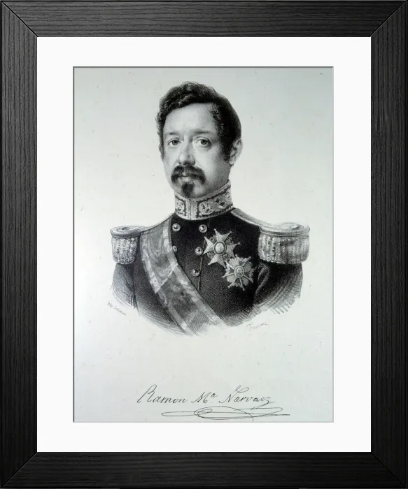Framed Print : Ramon Maria Narvaez (1800-1868), Spanish politician and military Framed Print : Ramon Maria Narvaez (1800-1868), Spanish politician and military