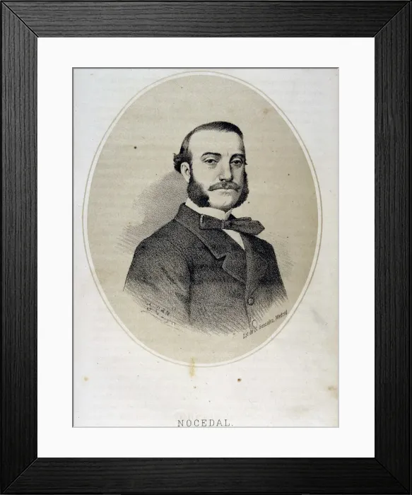 Framed Print : Candido Nocedal (1821-1885), Spanish politician, lithography by J. Denou Framed Print : Candido Nocedal (1821-1885), Spanish politician, lithography by J. Denou