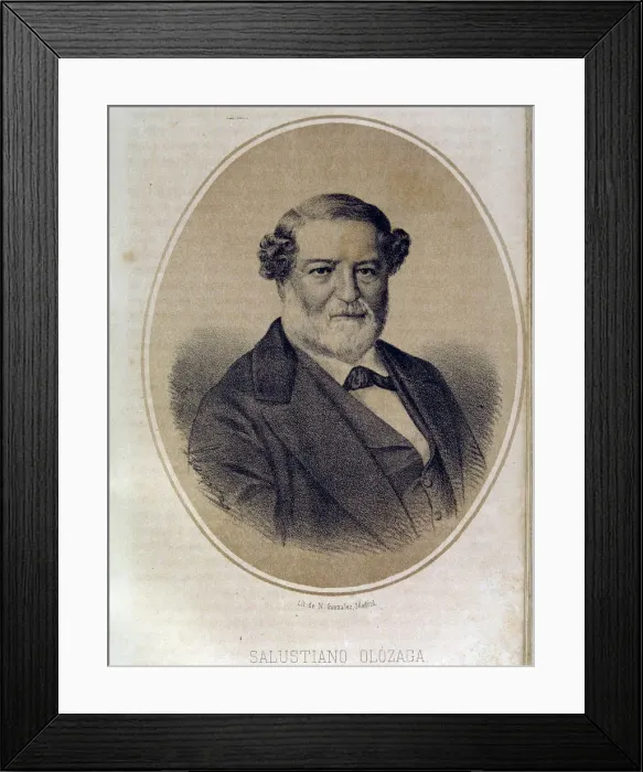 Framed Print : Salustiano Olozaga (1805-1873), Spanish politician Framed Print : Salustiano Olozaga (1805-1873), Spanish politician
