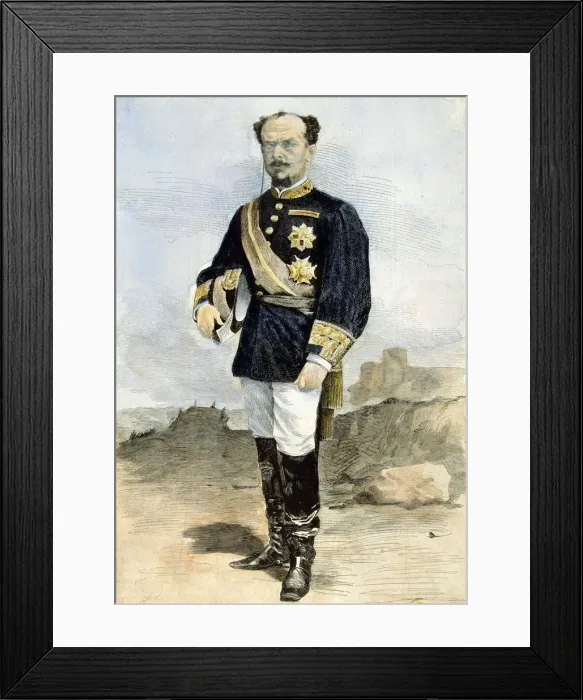 Framed Print : Manuel Pavia (1827-1895), Spanish military, engraving in the Ilustracion Espanola Framed Print : Manuel Pavia (1827-1895), Spanish military, engraving in the Ilustracion Espanola