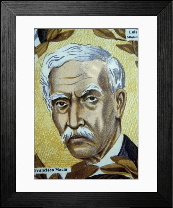 Framed Print : Francesc Macia (1859-1933), Catalan politician and president of the Generalitat of Catalonia Framed Print : Francesc Macia (1859-1933), Catalan politician and president of the Generalitat of Catalonia
