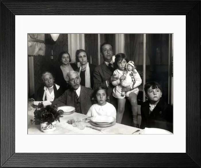 Framed Print : Francesc Macia, president of the Generalitat de Catalonia, familiar scene Framed Print : Francesc Macia, president of the Generalitat de Catalonia, familiar scene