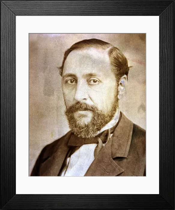 Framed Print : Franisco Asenjo Barbieri (Madrid, 1823-1894), Spanish composer Framed Print : Franisco Asenjo Barbieri (Madrid, 1823-1894), Spanish composer