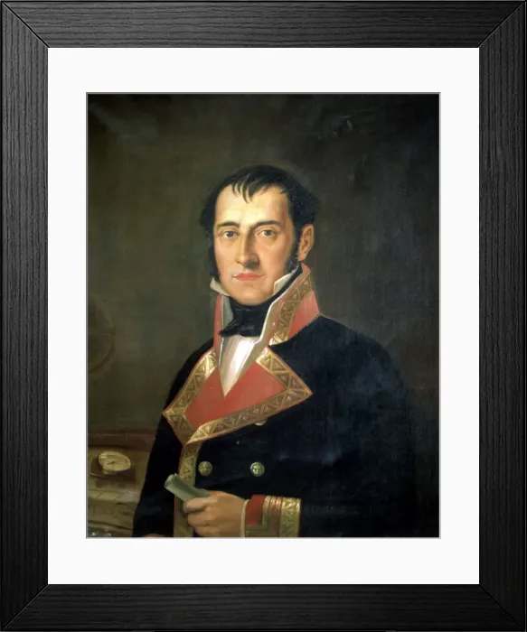 Framed Print : Felipe Bauza (Palma de Mallorca 1764-1834), Spanish politician and geographer Framed Print : Felipe Bauza (Palma de Mallorca 1764-1834), Spanish politician and geographer