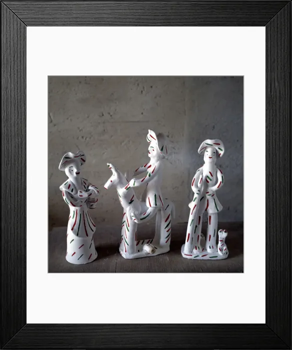 Framed Print : Xiurells made in La Cabaneta, popular figures from the Balearic Islands, which are also whistles Framed Print : Xiurells made in La Cabaneta, popular figures from the Balearic Islands, which are also whistles