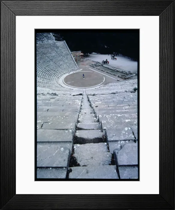 Framed Print : Overview of the Theatre of Epidaurus Framed Print : Overview of the Theatre of Epidaurus