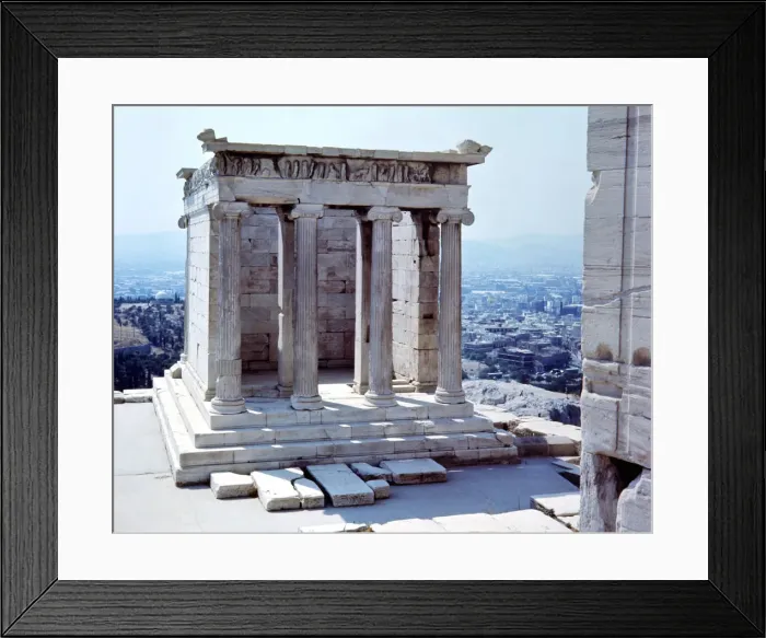 Framed Print : Temple of Athena Nike on the Acropolis, 5th century b. C Framed Print : Temple of Athena Nike on the Acropolis, 5th century b. C