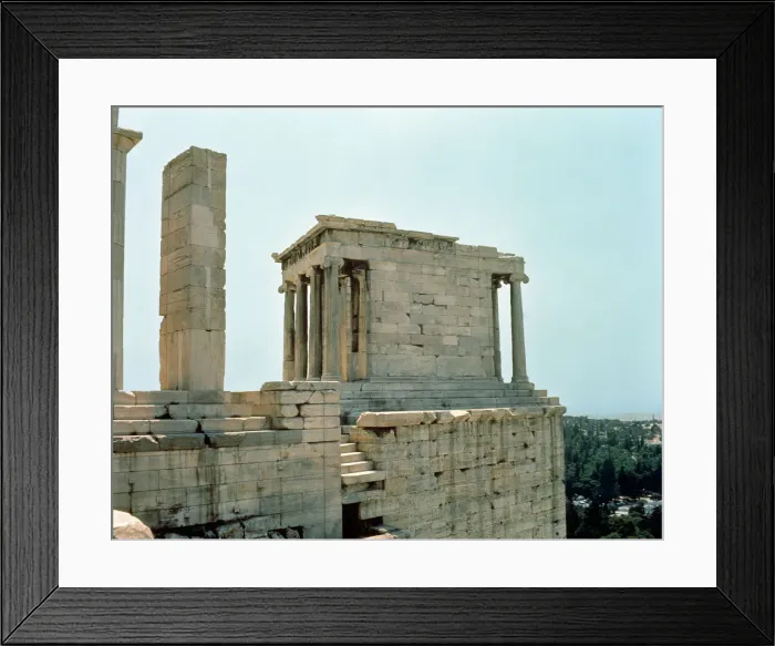 Framed Print : Temple of Athena Nike on the Acropolis, 5th century b. C