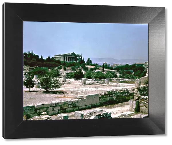 Athens, partial view of the agora