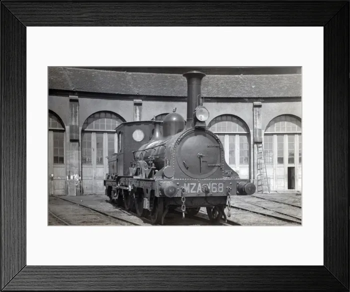 Framed Print : Locomotive number 1 line in Martorell, transformed in series 168. MZA Company, 1910 Framed Print : Locomotive number 1 line in Martorell, transformed in series 168. MZA Company, 1910