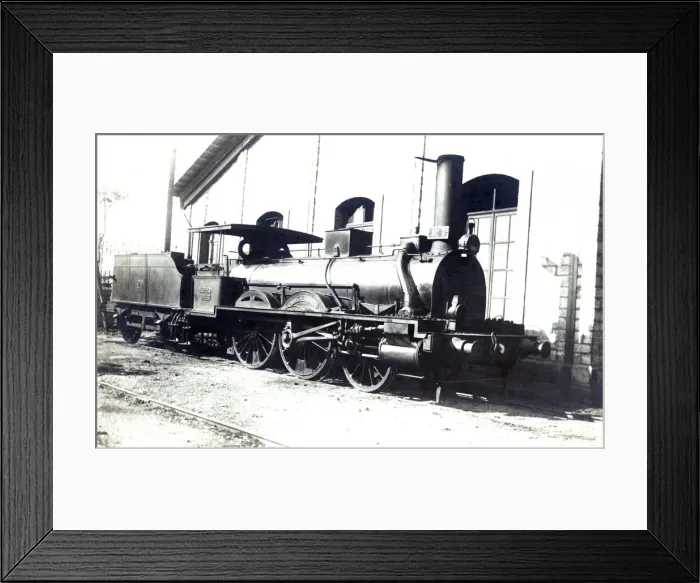 Framed Print : Steam engine number 1 built by Paren Schaken & Co Framed Print : Steam engine number 1 built by Paren Schaken & Co