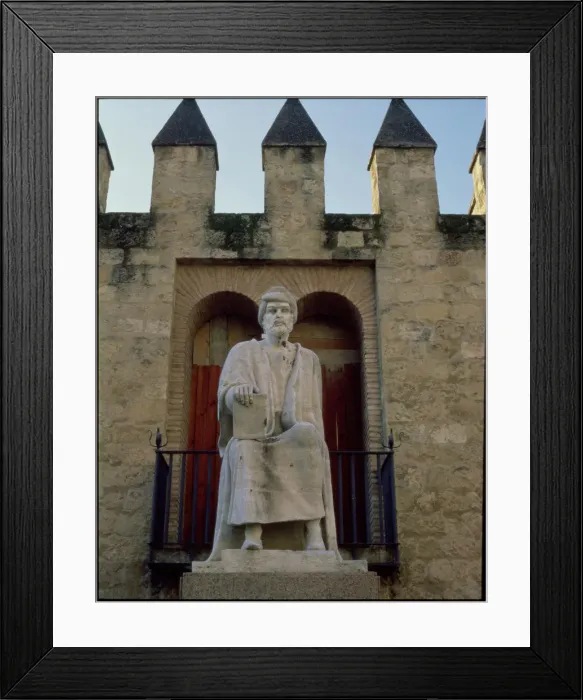 Framed Print : Monument in the city of Cordoba dedicated to Averroes (1126-1198), philosopher Framed Print : Monument in the city of Cordoba dedicated to Averroes (1126-1198), philosopher