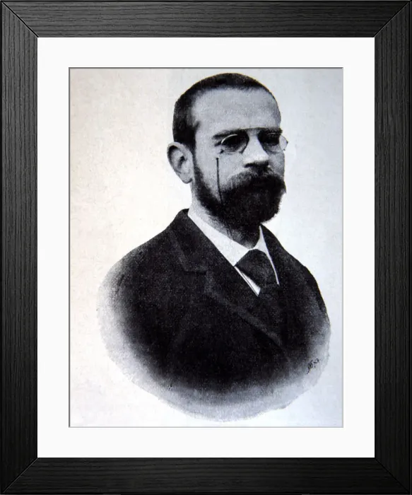 Framed Print : Leopoldo Alas Clarin (1852 - 1901), Spanish writer, engraving of Ilustracion Framed Print : Leopoldo Alas Clarin (1852 - 1901), Spanish writer, engraving of Ilustracion