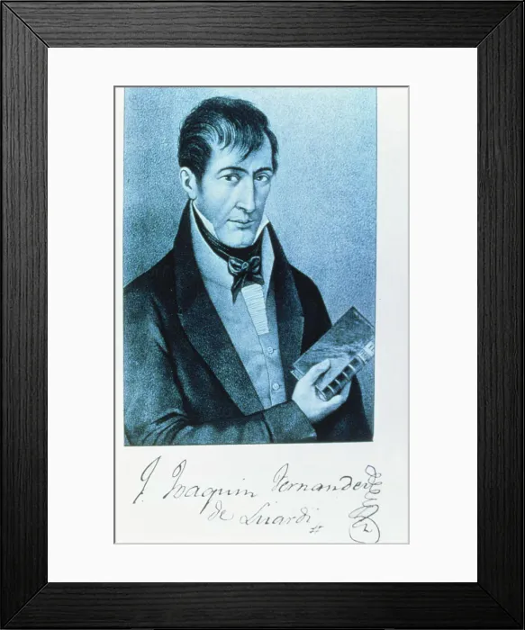 Framed Print : Jose Joaquin Fernandez de Lisardi (1776-1827), Mexican writer Framed Print : Jose Joaquin Fernandez de Lisardi (1776-1827), Mexican writer