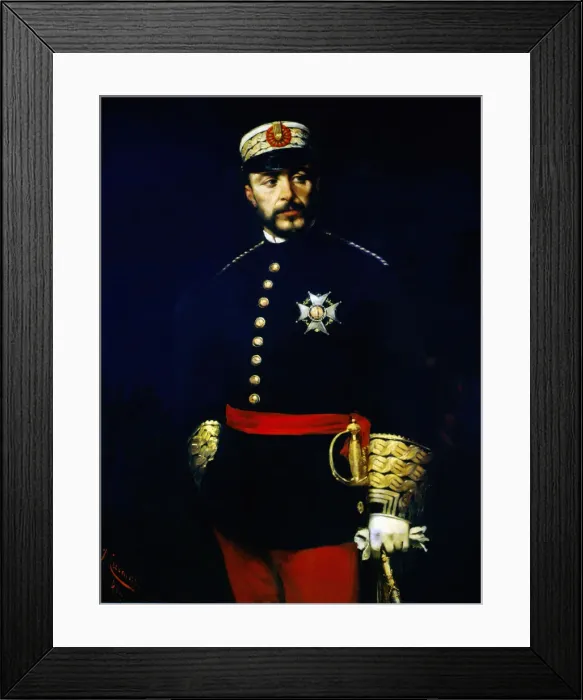 Framed Print : Joan Prim i Prats (1814-1870), Catalan general military and political Framed Print : Joan Prim i Prats (1814-1870), Catalan general military and political