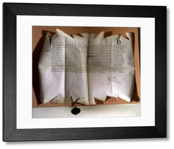 Framed Print : Bull of Innocent VIII naming Torquemada as the General Inquisitor