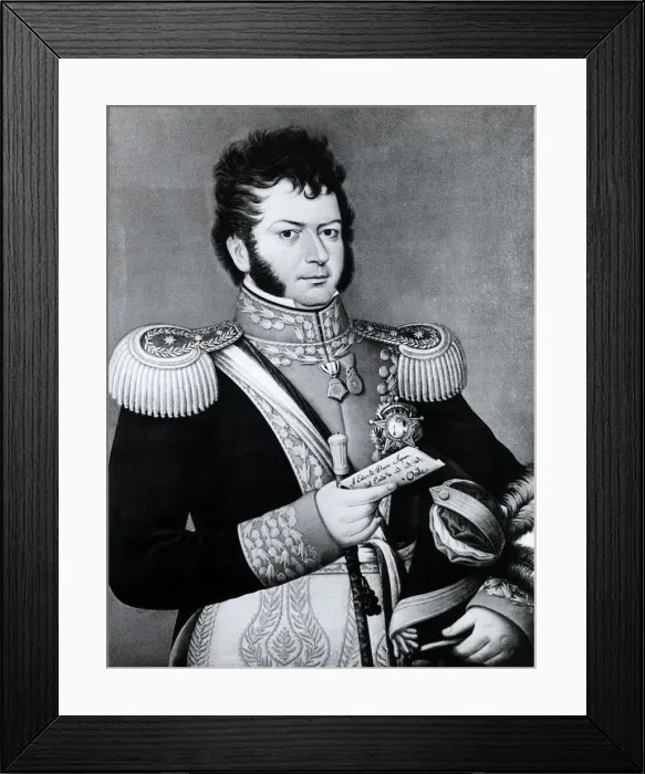 Framed Print : Bernardo O Higgins (1778-1842), Chilean politician and military, hero of the American independence Framed Print : Bernardo O Higgins (1778-1842), Chilean politician and military, hero of the American independence