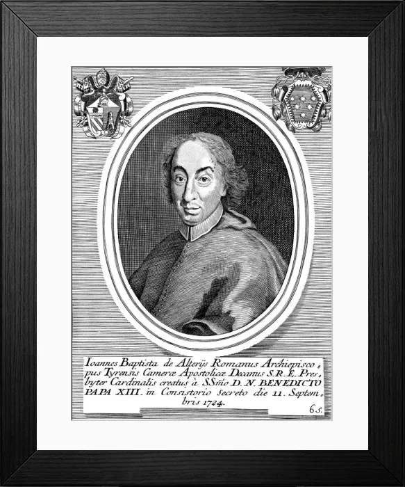 Framed Print : Benedict XIII, Vincenzo Maria Orsini (1649-1730), pope from 1724 to 1730