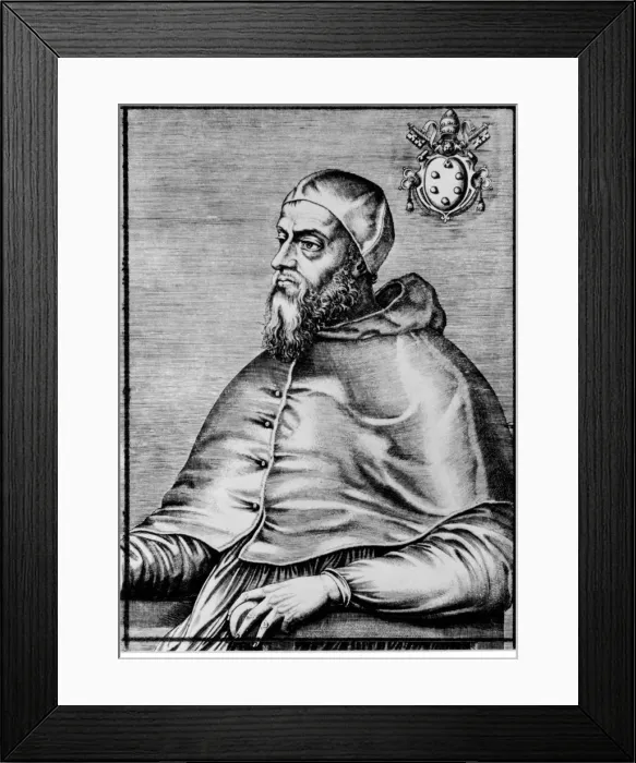 Framed Print : Clement VII. Robert of Geneva (1342-1394), Pope of Avignon (antipope) from 1378 to 1394