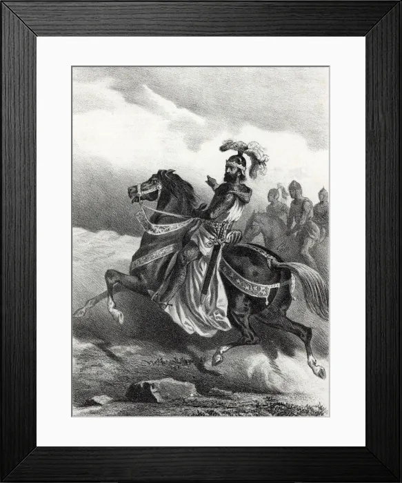 Framed Print : Sancho IV the Brave (1258-1295), king of Castile 1284-1295 Framed Print : Sancho IV the Brave (1258-1295), king of Castile 1284-1295
