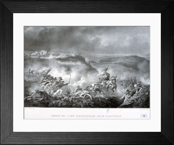 Framed Print : Reign of Charles IV (1748-1819), taking of Figueras (Girona) by French troops Framed Print : Reign of Charles IV (1748-1819), taking of Figueras (Girona) by French troops