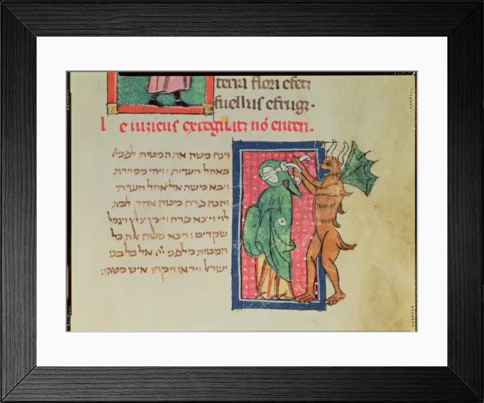 Framed Print : Detail of an illustrated page of the Love Breviary of Beziers Framed Print : Detail of an illustrated page of the Love Breviary of Beziers
