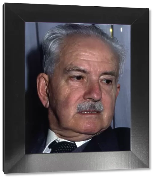 Julio Caro Baroja (1914-1995), Spanish ethnologist, portrait of 1990